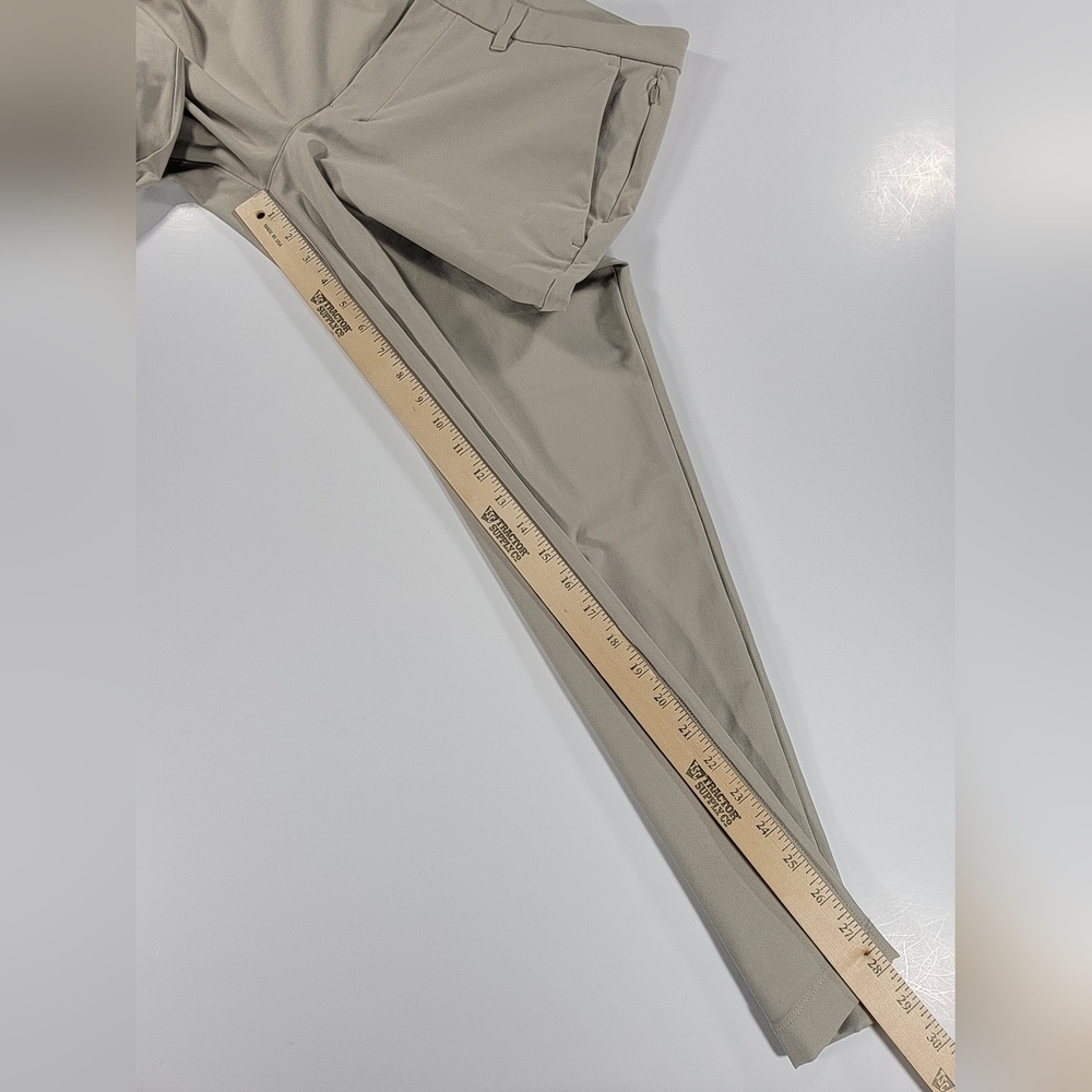 Lululemon Pants Beige Mens 33 ABC Trouser Slim LM5AQYS Performance 28" Inseam - Picture 10 of 14